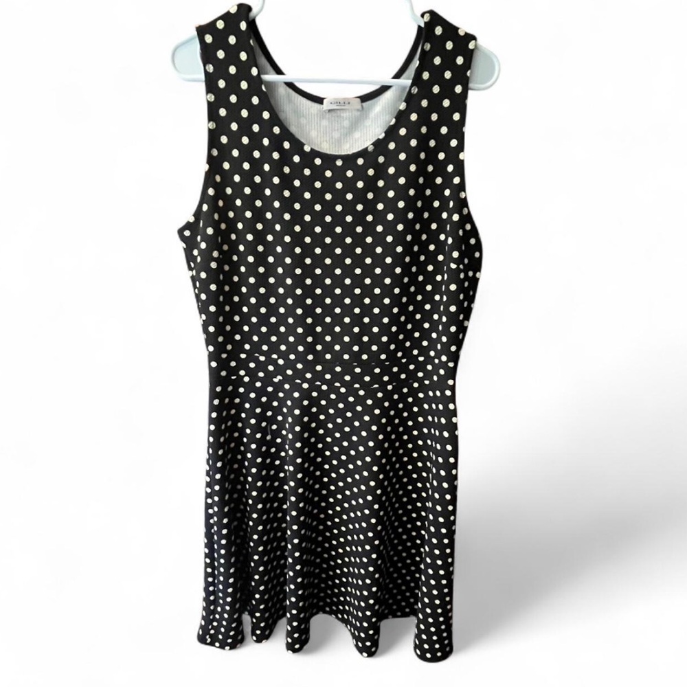 Gilli black and white Polka Dot Dress